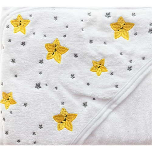 Primo Passi Terry Hooded Towel With Apron - White | Hooded Towels | Baby Towels