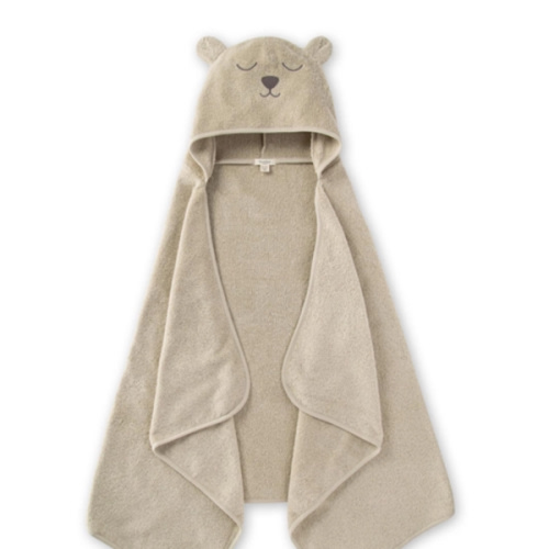 Organic Cotton Toddler Hooded Bear Towel