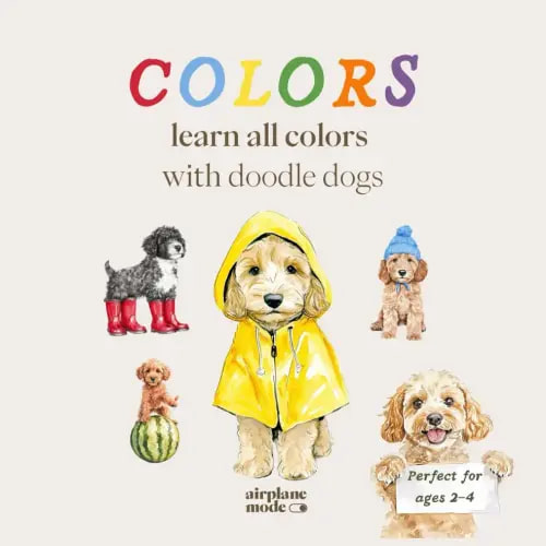 COLORS: learn all colors with doodle dogs