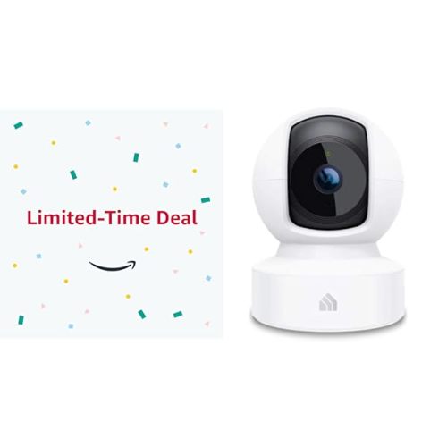 Kasa Smart Indoor Cameras, Pan/Tilt, 2K QHD, Black & White, Pet Camera, Baby Monitor