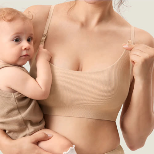 Ribbed Scoop Nursing Bralette
