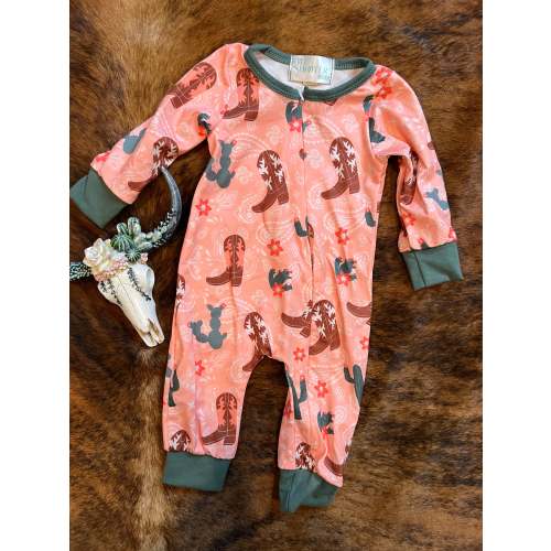 Baby boots & cactus sleeper