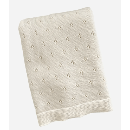 Organic Cotton Heirloom Pique Blanket