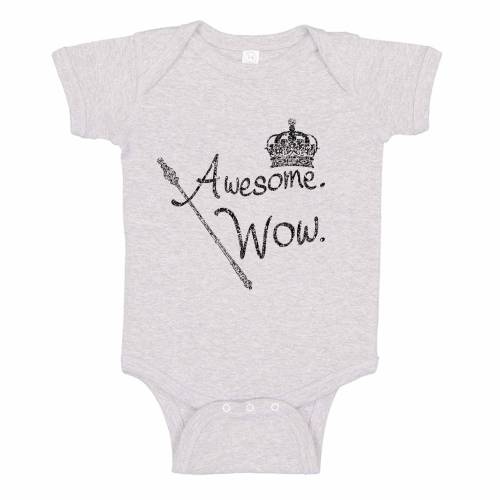 Awesome Wow Hamilton Baby Romper. Cute Baby Shower Gift for Broadway Fan. Pregnancy Announcement for Expectant Parents.