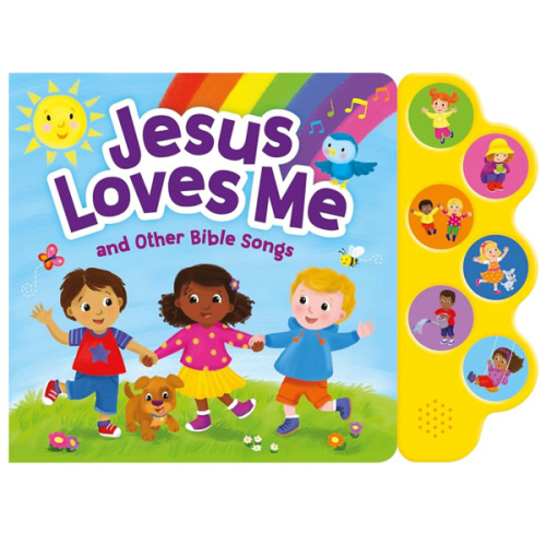 Jesus Loves Me & Other Bible Songs - Christian Sound Book for Toddlers | Interactive Board Book w/ 6 Songs & Lyrics | Faith-Based Learning