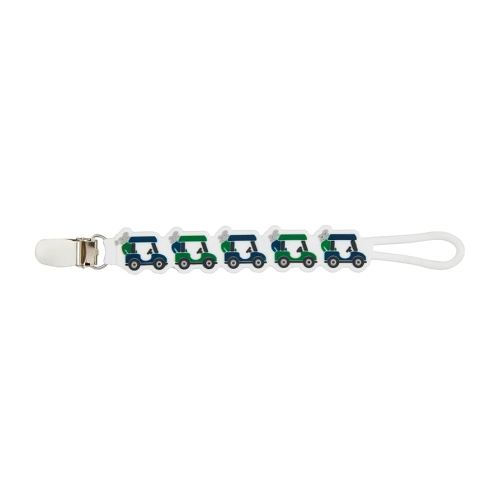 Mud Pie Baby Boy Golf Silicone Pacy Strap, 7"