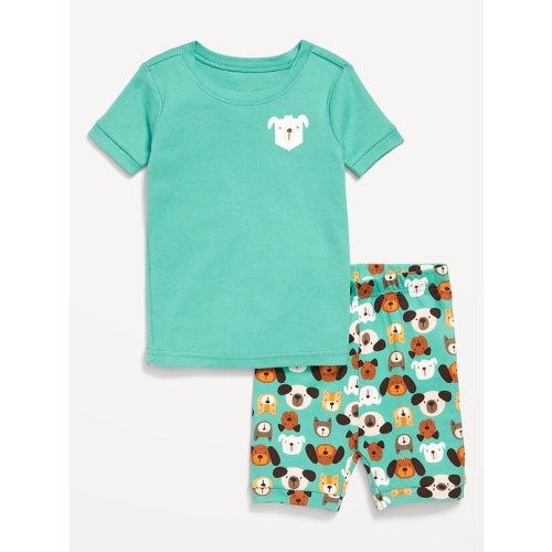 Snug-Fit Graphic Pajama Set for Toddler & Baby
