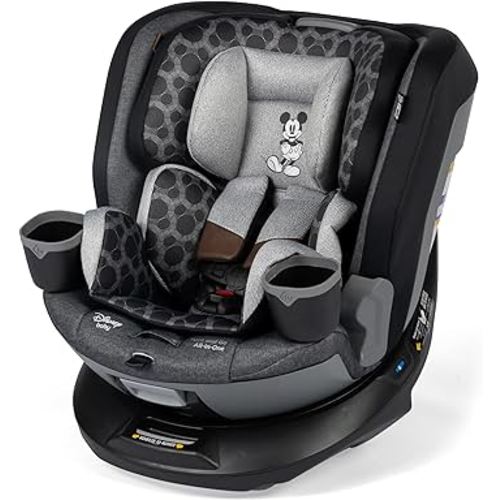 Disney Baby Turn and Go 360 Rotating All-in-One Convertible Car Seat, Vintage Mickey Mouse