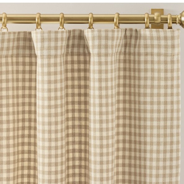 Blaine Check Curtain