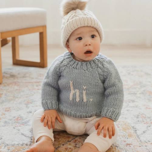 hi. Surf Crew Neck Sweater| Perfect Winter Styles for Baby's at SugarBabies!