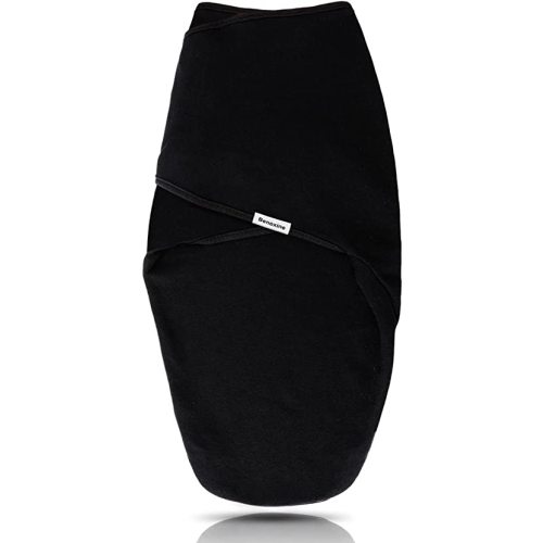 Baby Swaddle Blankets,Soft and Cozy Organic Cotton Black Swaddle Wrap Receiving Blankets for Baby Girl Boy, 0-3 Months