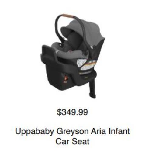 Car Seat from Local Store