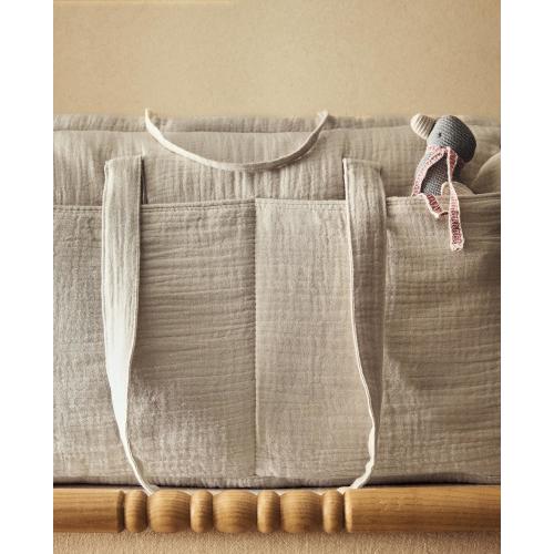 COTTON DIAPER BAG WITH A MOON