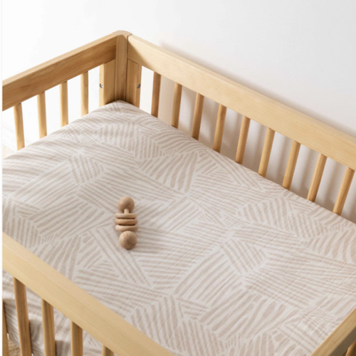 Babyletto All-Stages Midi Crib Sheet in GOTS Certified Organic Muslin Cotton