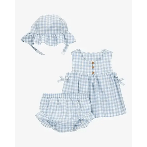 Baby 3-Piece Gingham Hat Outfit Set - Carter's | Carter's