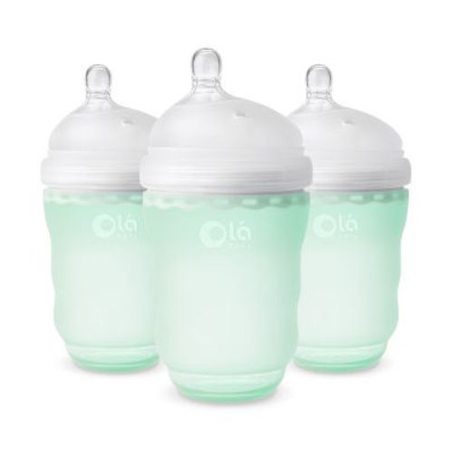 Olababy Gentle Bottle - Mint 8oz (3pk)