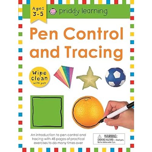 Wipe Clean Workbook: Pen Control and Tracing (enclosed spiral binding) (Wipe Clean Learning Books)
