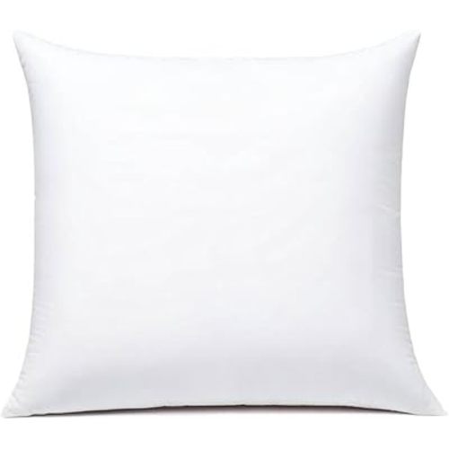 JIEITIVE Throw Pillow Inserts Hypoallergenic Premium Pillow Stuffer Square Form for Decorative Pillow Covers Cushion Set of 1-18 x 18 Inches