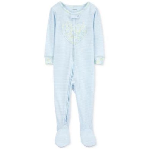 Baby 1-Piece Cotton Footed Pajamas