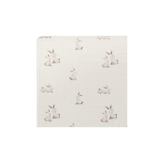 Avery Print Organic Cotton Muslin Fitted Crib Sheet
