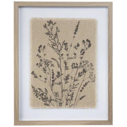 Burlap & Ink Floral Framed Wall Decor