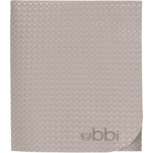 Ubbi On-The-Go Diaper Changing Baby Mat, Soft and Comfortable Diaper Bag Accessory Must Have for Newborns, Easy to Clean, Portable Folding Pad, Baby Traveling Accessories, Taupe