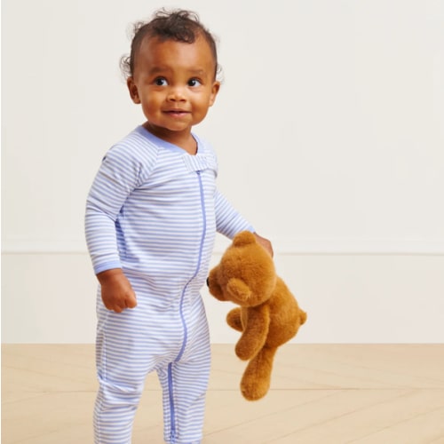 LAKE | Baby | Pima Cotton Pajamas | Hydrangea Baby Sleeper