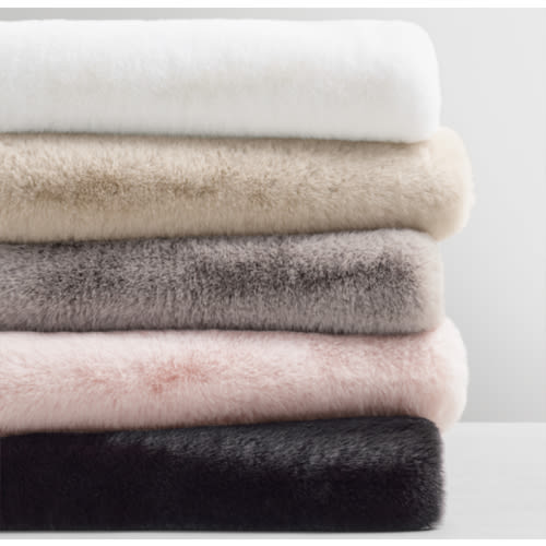 Lapin Ultra-Fine Faux Fur Stroller Blanket | RH Baby & Child