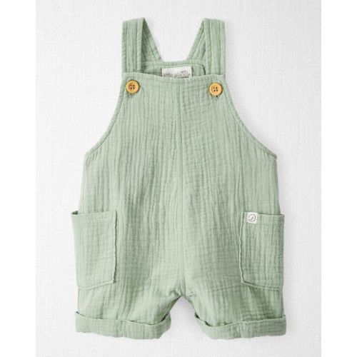 Little Planet By Carter's Organic Baby Gauze Shortalls - 18m