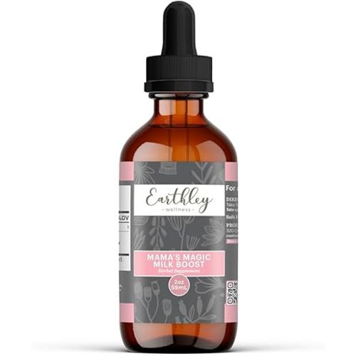 Earthley Wellness Mama’s Magic Milk Boost, Promotes Milk Supply, Nourishes The Body (2 Oz)