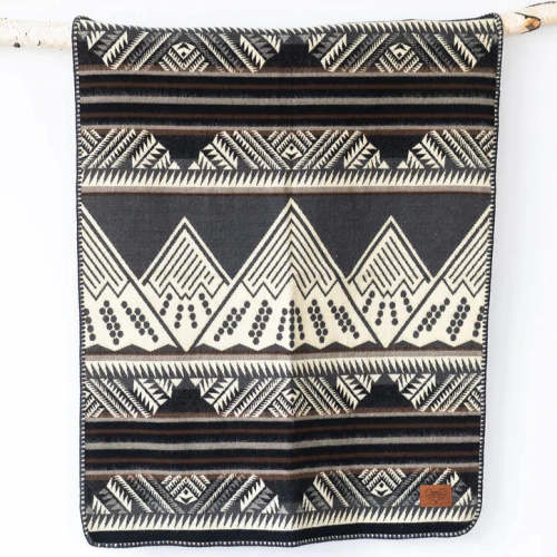 Starry Nights Heartprint Baby Blanket