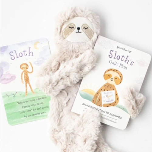 Sloth Snuggler + Intro Book - Routines | Bee Like Kids