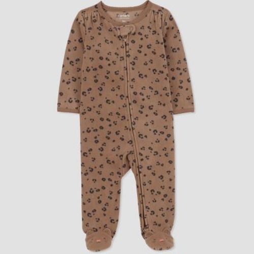 Carter's Just One You®️ Baby Girls' Sleep N' Play - Brown 6m
