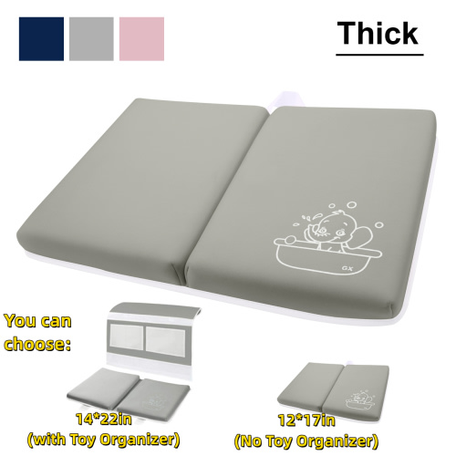 Gamexcel Bath Kneeler and Elbow Pad - Painless Foam, Quick Dry, Foldable, Non-Slip - Gray