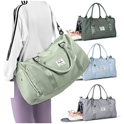 Weekender Duffel Bags for Women Men, Travel Totes Bag for Airplane, Cute Sports Gym Dance Overnight Luggage Bag with Wet Pocket Shoe Compartment, Carry On Hospital Bag for Labor and Delivery