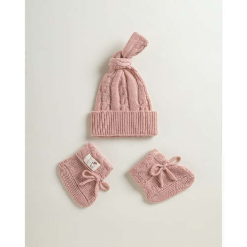 Cashmere Baby Bonnet & Ankle Socks | Petit Louli