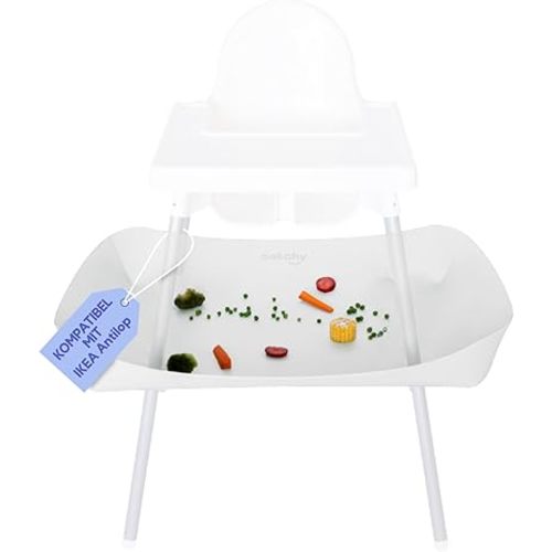 CATCHY - Food Catcher - Compatible with IKEA Antilop High Chair + 11 Other High Chairs - Highchair Sold Separately - Baby & Toddler Food & Mess Catcher - Under High Chair Accessory