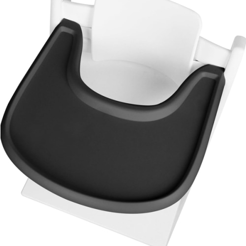 HLVEIN for Stokke Tripp Trapp Tray,Black-Smooth Surface Powerful Suction,Easy to Clean,Compatible with Stokke Tripp Trapp Chair(V2 and Beyond),Made with BPA-Free Plastic