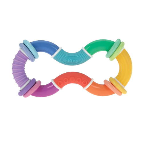 Nûby™ Twist-a-Ring™ Colourful Rings Teether, For children 6 months + - Walmart.ca