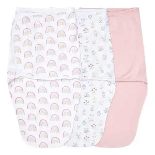 Spring Flowers Easy Swaddle No Zipper 0-3M | aden + anais