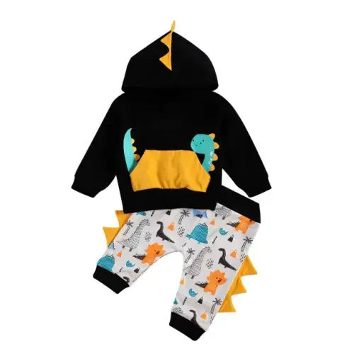 DINO-MITE Hoody Outfit - Hazel & Bo
