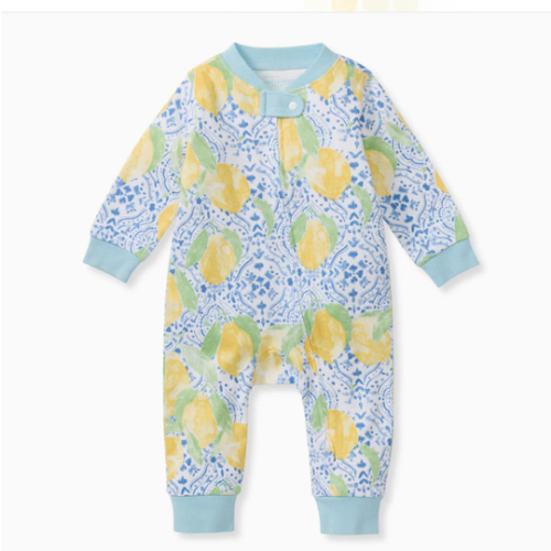 Lemon Tiles Organic Cotton Sleep & Play – Burt's Bees Baby