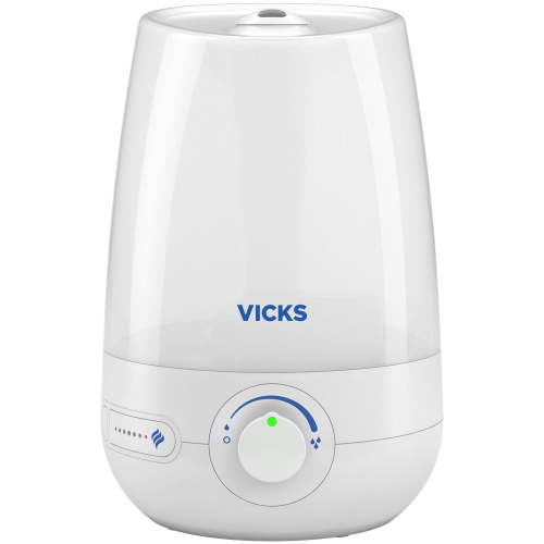 Vicks VUL545C FilterFree Ultrasonic Cool Mist Humidifier, Visible Cool Mist