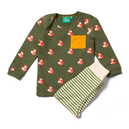 Organic T-Shirt & Jogger Playset - Little Fox – The Nesting House