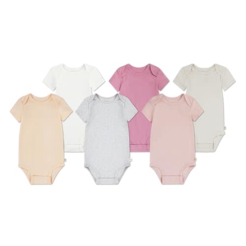 HUGGIES Unisex-Baby 6-Pack Basic Bodysuit