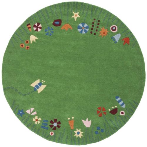 Safavieh Kids SFK751 Hand Tufted Indoor Rug - Safavieh 6' Round
