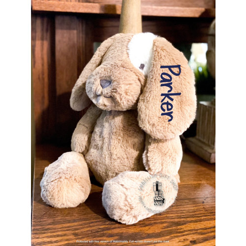 Personalized Puppy Dog, Personalized Plush Dog, Monogrammed Stuffed Animal, Personalized Baby Gift, Monogram Puppy, Puppy Dog Gift