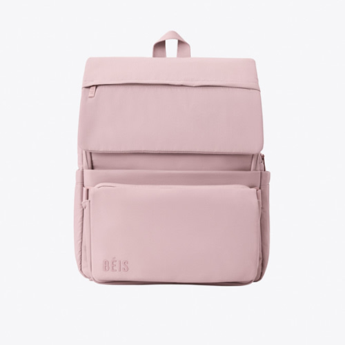 BÉIS 'The Ultimate Diaper Backpack' in Atlas Pink - Best Pink Backpack Diaper Bag
