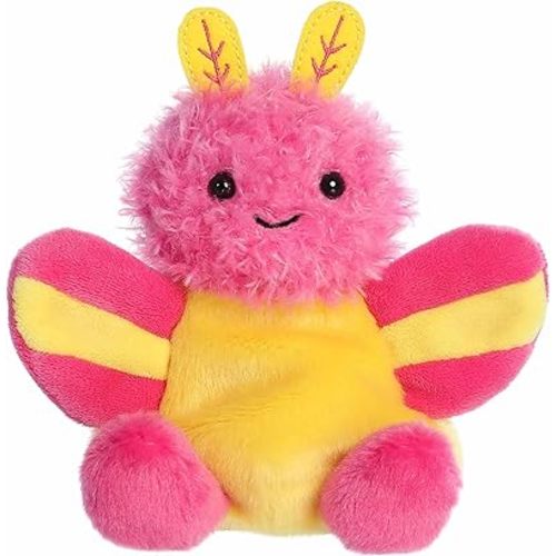 Aurora® Adorable Palm Pals™ Astrid Rosy Maple Moth™ Stuffed Animal - Fun Collectible Plush for Kids and Adult Collectors - Perfect for Decorating Rooms and Birthday Gifts - Pink 5 Inches