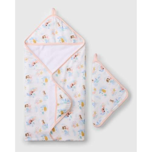 Hooded Towel Set - Mermaids